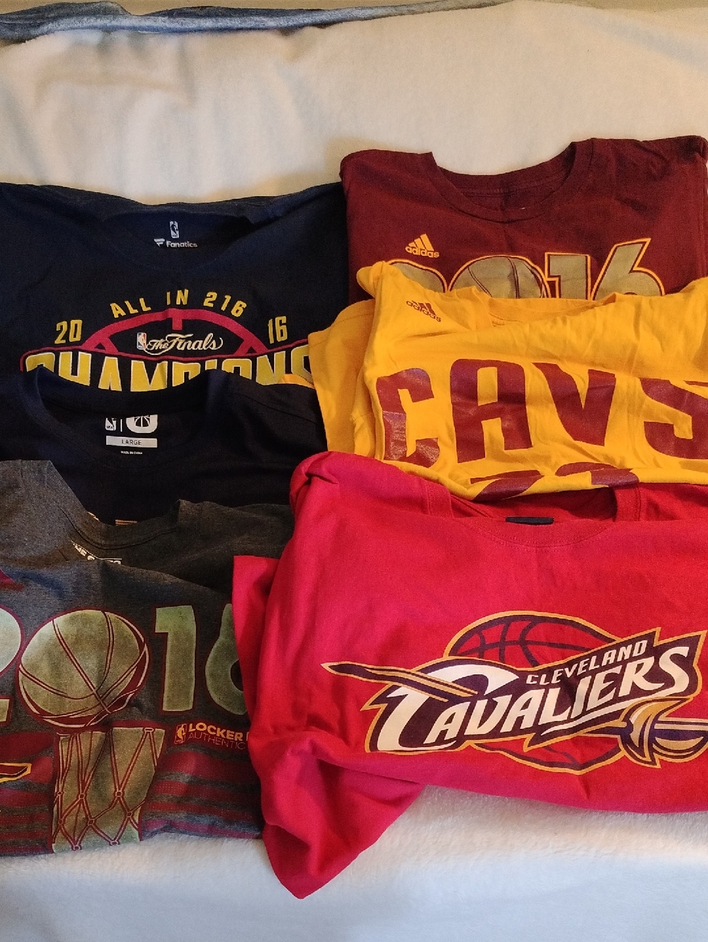 Adidas Fanatics Unk Cleveland Cavaliers Shirt Bundle Men's S-XL
